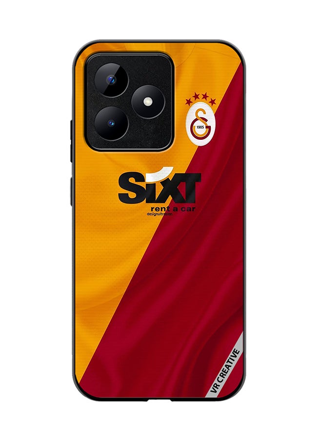 VR CREATIVE غطاء حماية لهاتف Realme C53 بتصميم طقم المنزل 2022 لنادي غلطة سراي متعدد الألوان - Image 1