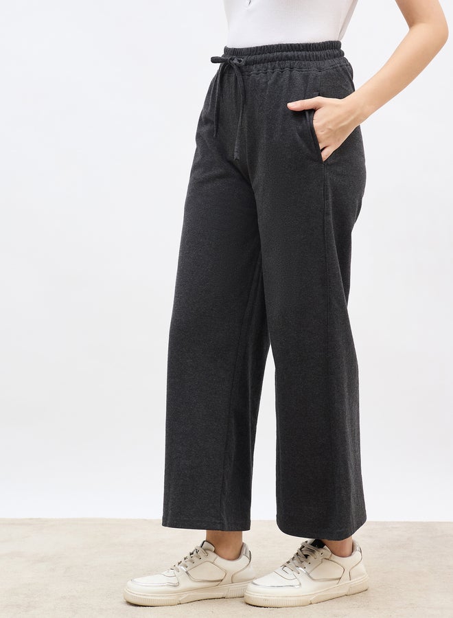 ستايلي بنطلون رياضي واسع الساق برباط - Image 3