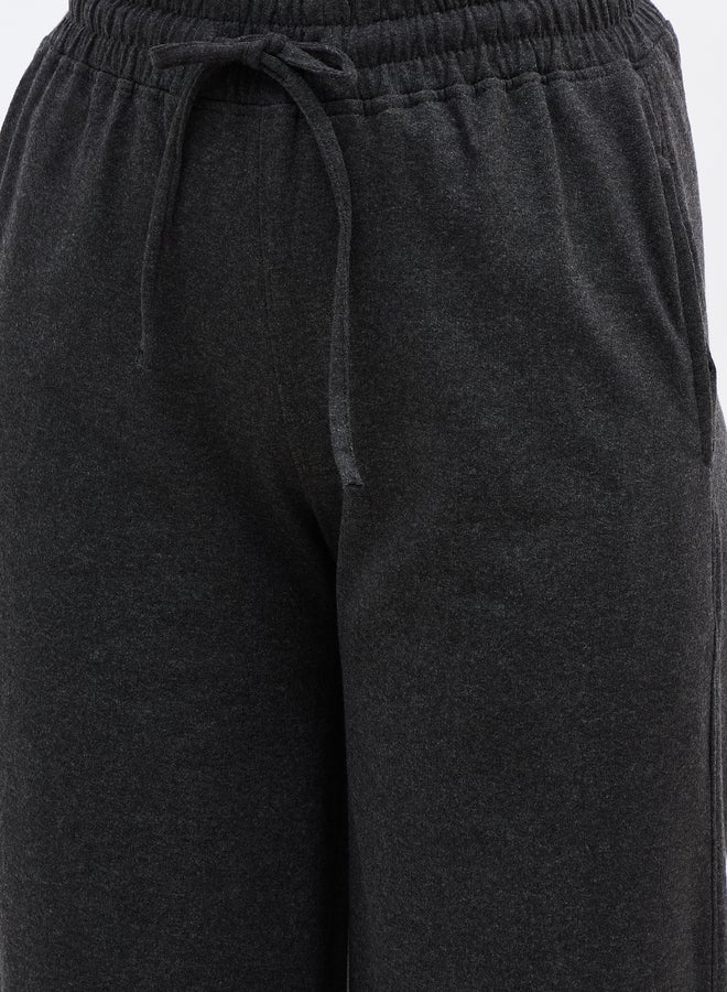 ستايلي بنطلون رياضي واسع الساق برباط - Image 4