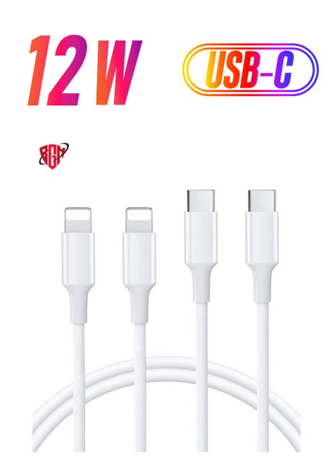 USB C to Lightning Cable 2Pack 3FT [Apple MFi Certified] iPhone 11 Lightning to USB-C Fast Charging Cable Compatible iPhone 12 11/11 Pro/11 Pro Max/X/XS/XR/XS Max/8/8 Plus