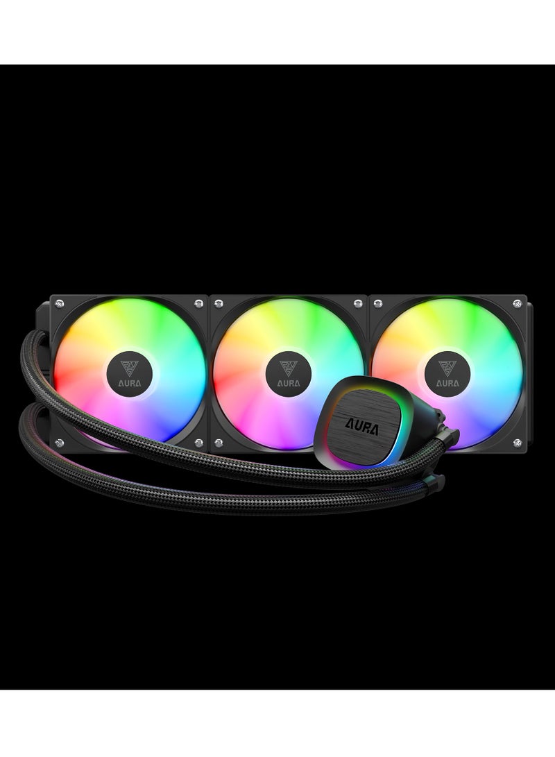 GAMDIAS Gamdias AURA GL360 V2 CPU Black Liquid Cooler  - Image 2