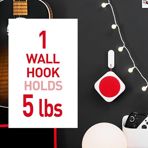 Command Large Wire Hooks, 4 Hooks, 8 Command Strips, Holds up to 5 lb, Damage Free Hanging Wall Hooks with Adhesive Strips, No Tools for Hanging Decorations in Living Spaces - Image 3