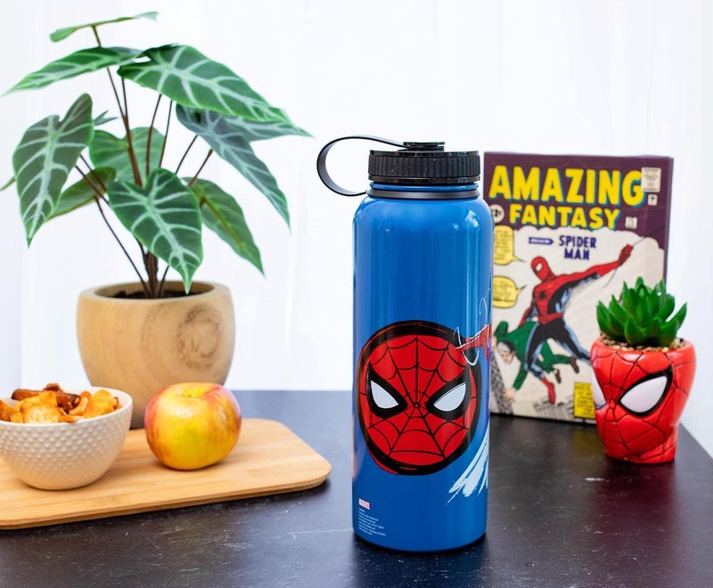 Silver Buffalo Spider-Man Beyond Amazing Stainless Steel Water Bottle with Twist Lid, 42 Ounces - Image 5