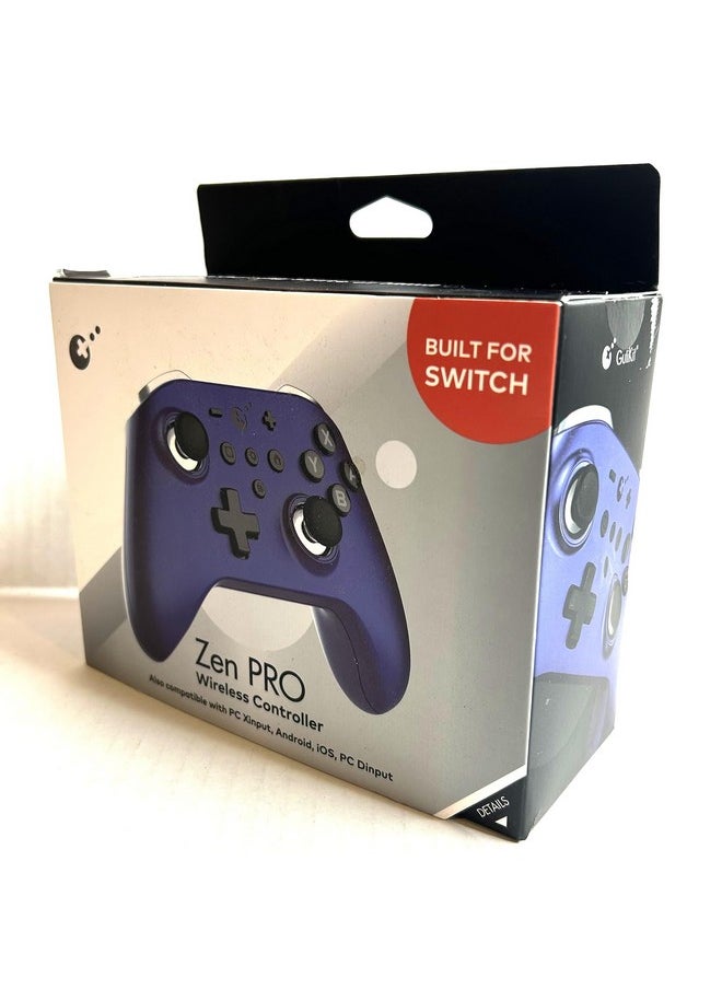 Gulikit - Zen Pro Wireless Gaming Controller For Nintendo Switch, Pc Xinput, Android, Ios, Pc Dinput, Raven Purple (Renewed) - Image 1