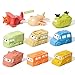 AMCHSURI Baby Bath Toys 9 Pack Cars Floating Bath Toys Mold Free for Infants 612 Kids Ages 13 No Hole Bathtub Toys for Toddlers 13 Water Pool Toy for Baby Toddler - Image 2