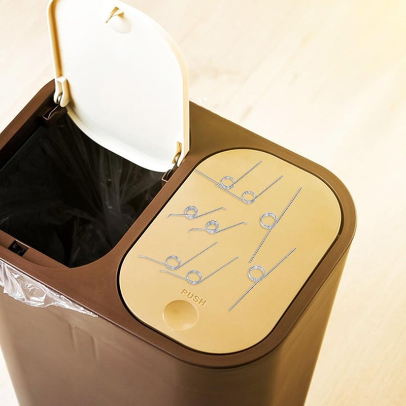 Small Metal Torsional Spring for Trash Can Lid Replacement 2PCS - Image 5