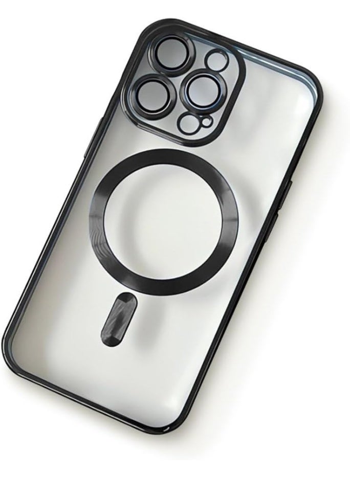 Iphone 16 Pro Max Clear Phone Case with MagSafe Magnetic Ring and Camera Protection - Image 3