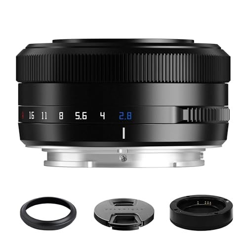 TTArtisan AF 27mm F28 Auto Focus Lens APSC Camera Lens Compatible with for Sony EMount Mirrorless Cameras A5000 A5100 A6000 A6100 A6300 A6400 A6500 A6600 NEX3 NEX3N NEX3R NEX5T Black - Image 1