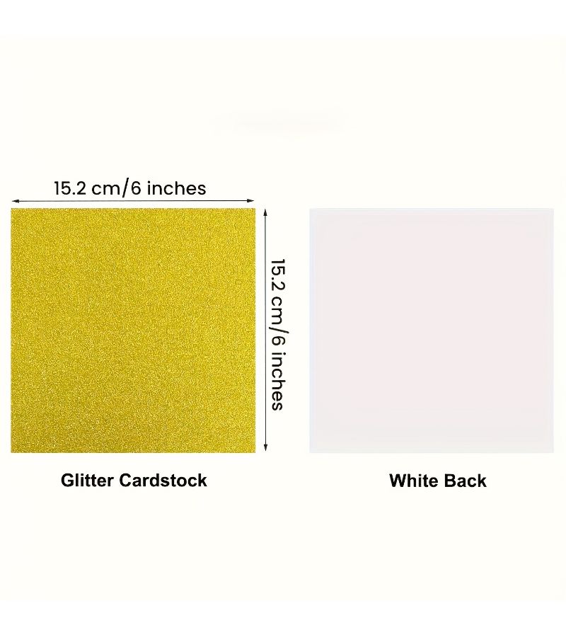 Glitter Paper Mix Colors For DIY Crafts Scrapbooking Christmas And Party Decorations - Image 2