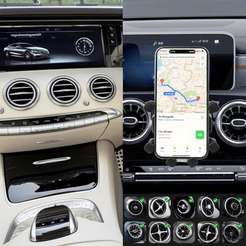 SUNCARACCL حامل هاتف السيارة SUNCARACCL متوافق مع مرسيدس بنز A/B/C/E/S-Class، GLC/GLE/GLS/GLB/GLA-Class 2016-2023 و Mini Countryman/Cooper، ملحقات مرسيدس بنز - Image 4