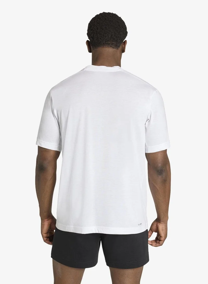 اديداس تيشيرت WORKOUT ESSENTIALS FEELREADY LOGO