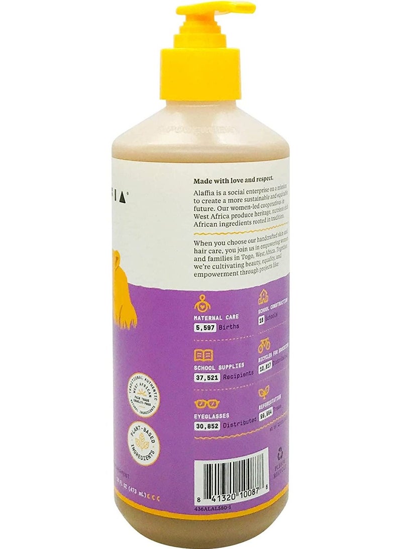 Alaffia babies and kids shampoo and body wash with smell lemon lavender - Image 2
