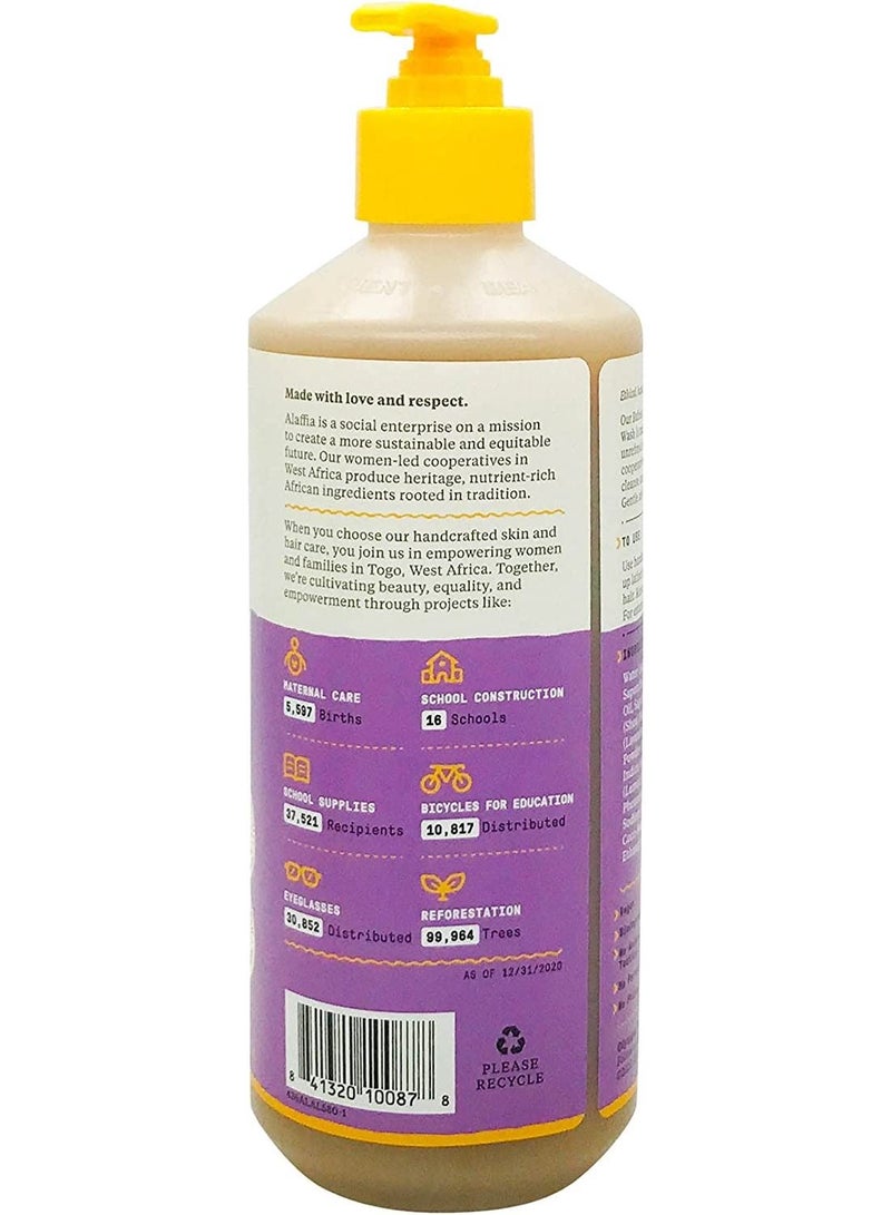 Alaffia babies and kids shampoo and body wash with smell lemon lavender - Image 3