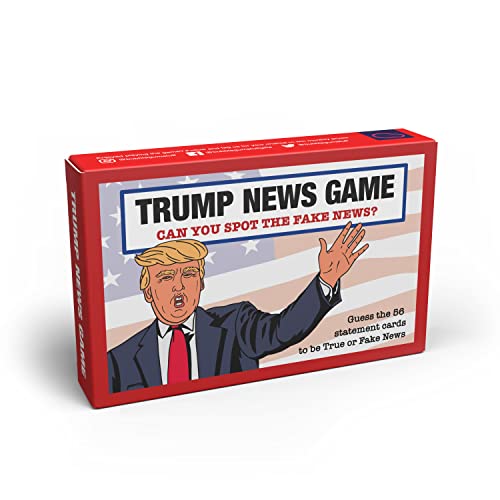 Bubblegum Stuff Trump News Game Guess The Fake News Trump Quote Comedy Card Game Suitable for Family Kids Teenagers Adults - Image 1