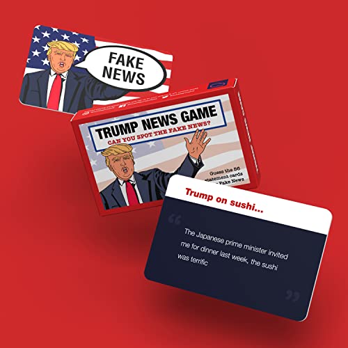 Bubblegum Stuff Trump News Game Guess The Fake News Trump Quote Comedy Card Game Suitable for Family Kids Teenagers Adults - Image 5