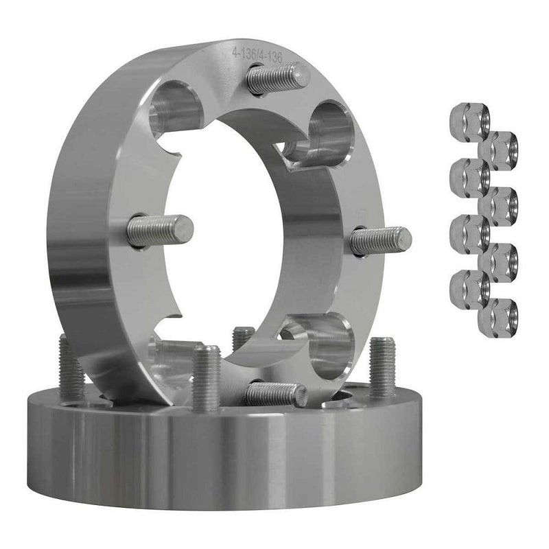 SuperATV 125 Aluminum Heavy Duty Wheel Spacers for CanAm Maverick X34137 Bolt Pattern  Pair