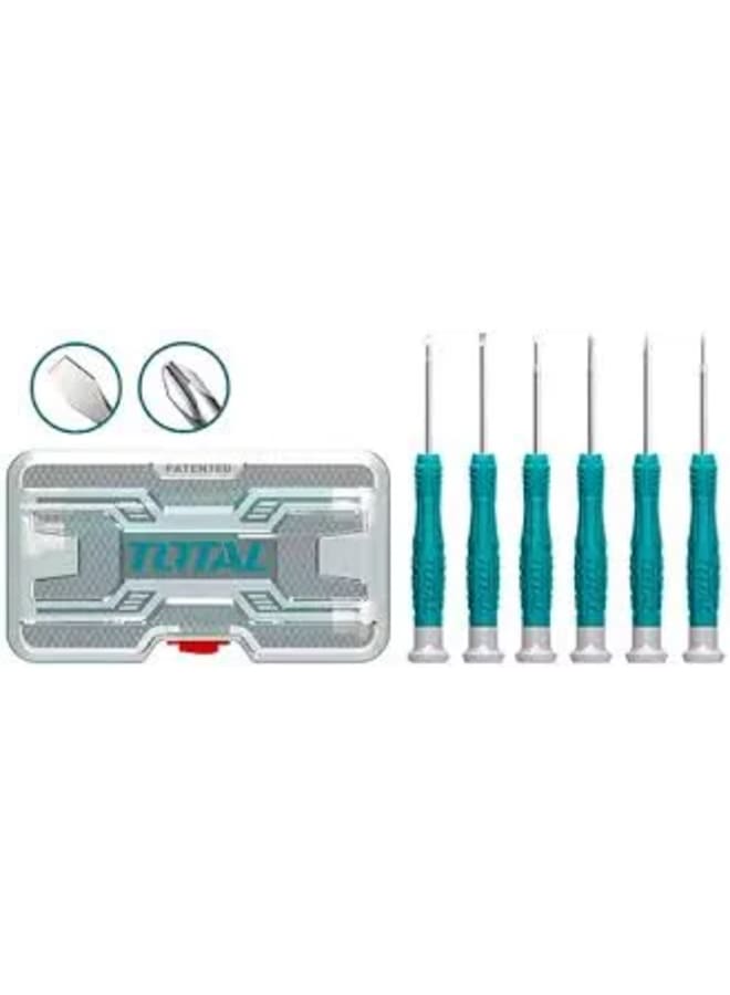 TOTAL Rosette Screwdriver Set 6 Pieces - Image 1