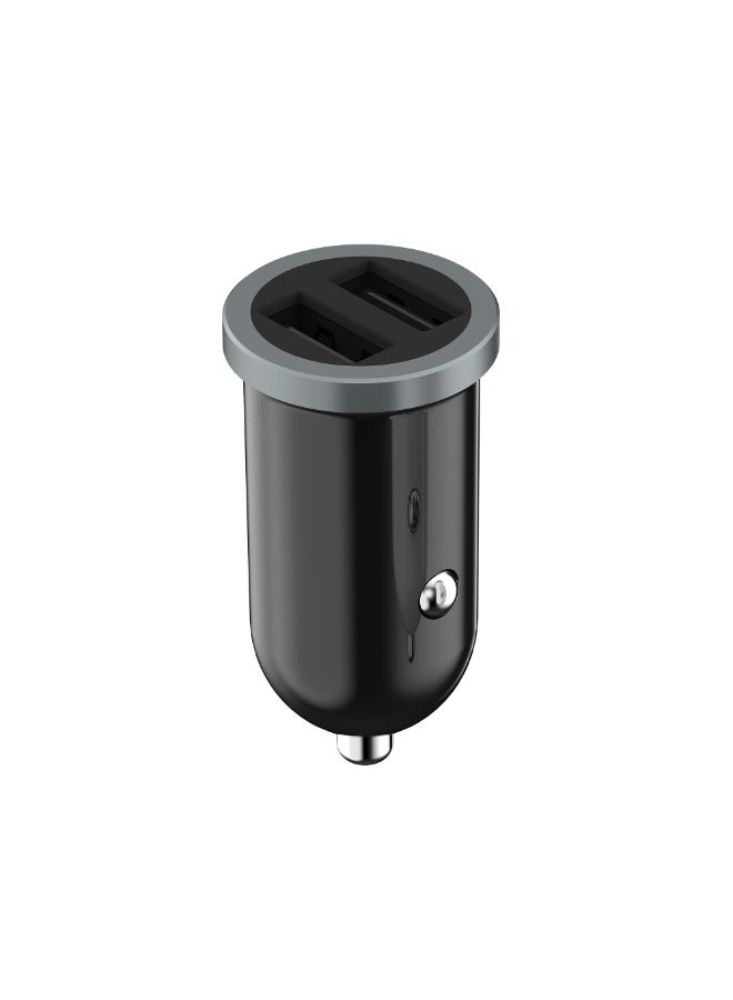 RSILOU- R4501 2-in-1 USB Mobile Car Charger – Dual USB Ports, Fast Charging, Compact & Travel-Friendly - Image 2