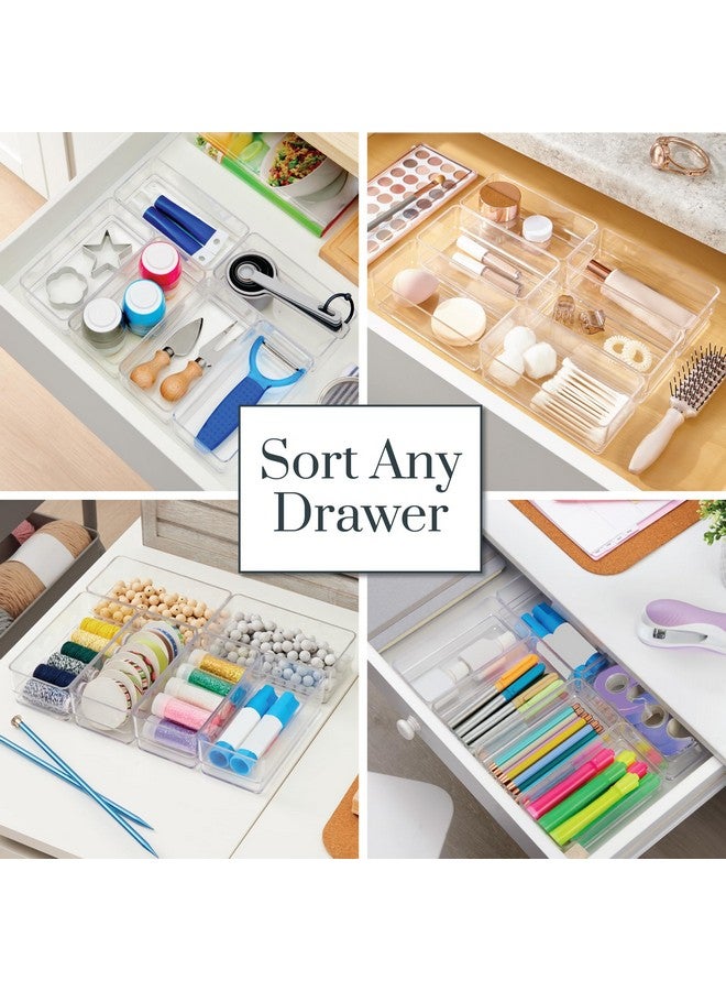 STORi Break-Resistant Plastic Drawer Organizers 6" x 3" x 2" l Set of 6 - Image 4