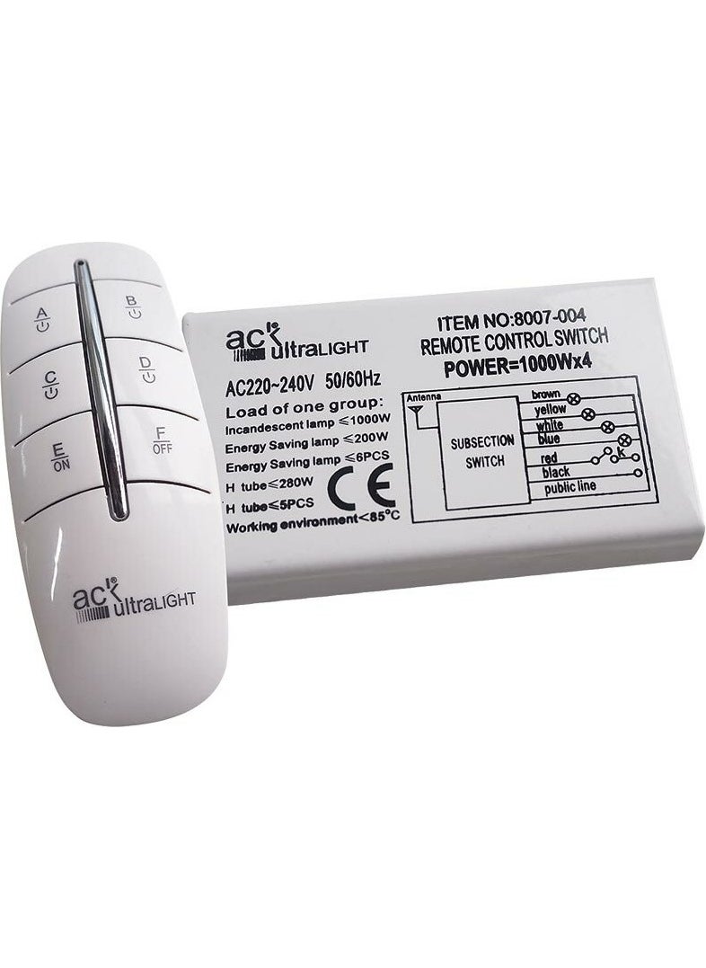 ACK 2-WAY LIGHTING CONTROL 