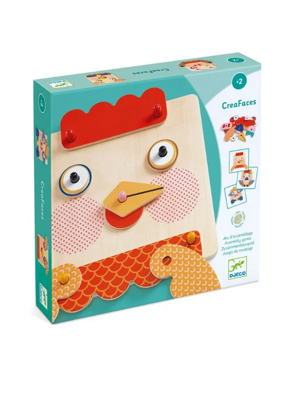 دجيكو Educational wooden game - CreaFaces