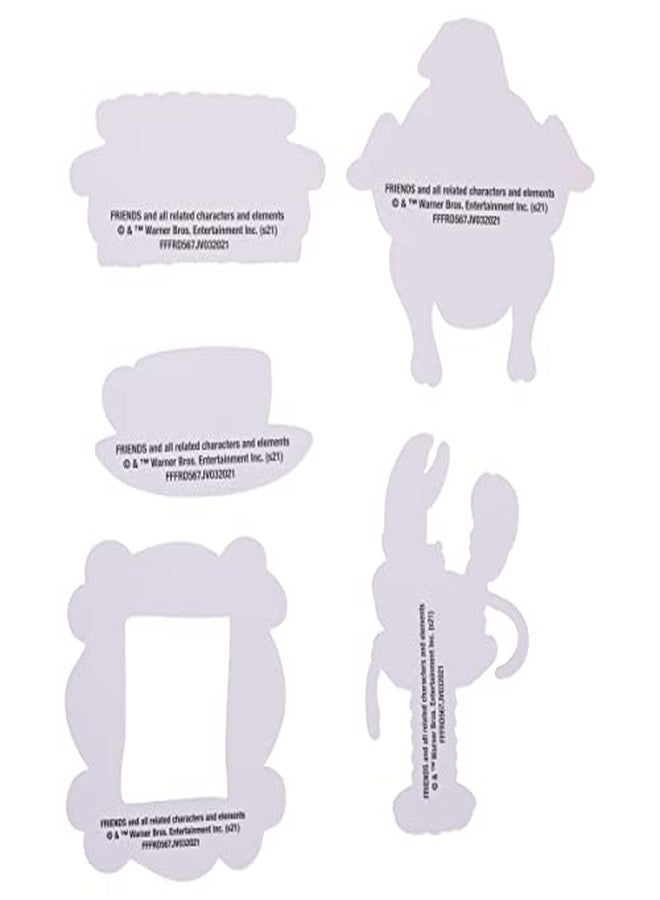 سيلفر بوفالو مجموعة لافتات حفلات مقطوعة مسبقًا من 5 قطع بتصميم شخصيات مشهورة من مسلسل "أصدقاء الجاموس الفضي"، مقاس 7 × 6.5 بوصة - Image 3