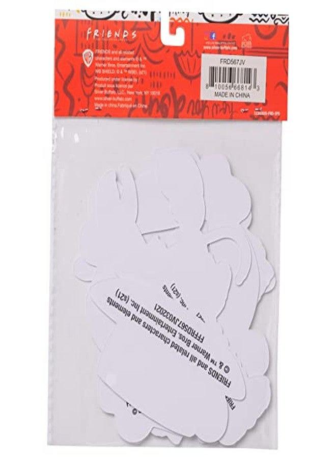 سيلفر بوفالو مجموعة لافتات حفلات مقطوعة مسبقًا من 5 قطع بتصميم شخصيات مشهورة من مسلسل "أصدقاء الجاموس الفضي"، مقاس 7 × 6.5 بوصة - Image 5