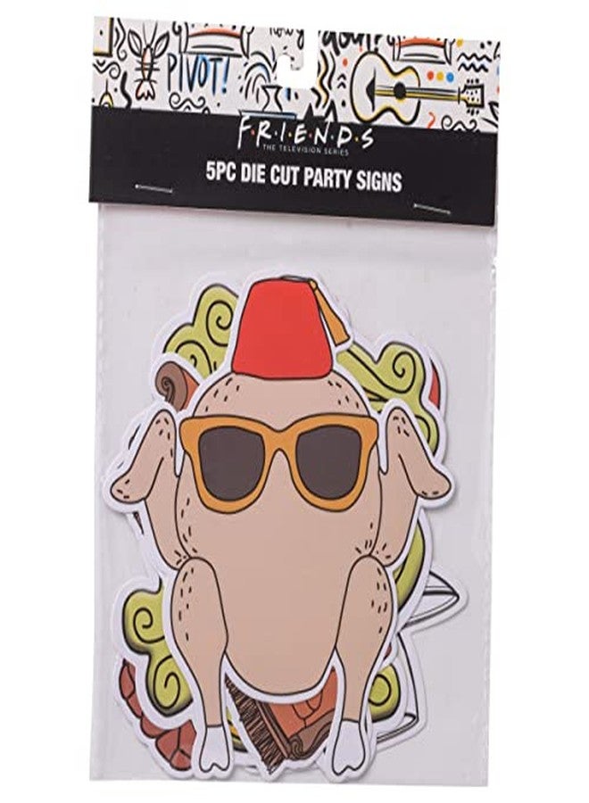 سيلفر بوفالو مجموعة لافتات حفلات مقطوعة مسبقًا من 5 قطع بتصميم شخصيات مشهورة من مسلسل "أصدقاء الجاموس الفضي"، مقاس 7 × 6.5 بوصة - Image 4