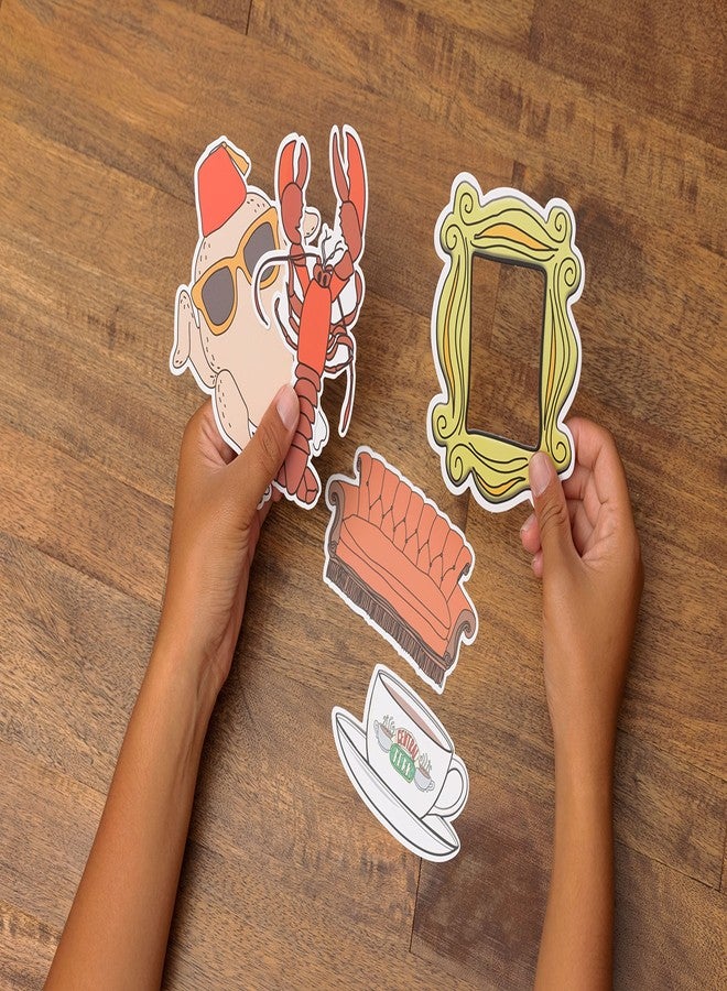 سيلفر بوفالو مجموعة لافتات حفلات مقطوعة مسبقًا من 5 قطع بتصميم شخصيات مشهورة من مسلسل "أصدقاء الجاموس الفضي"، مقاس 7 × 6.5 بوصة - Image 2