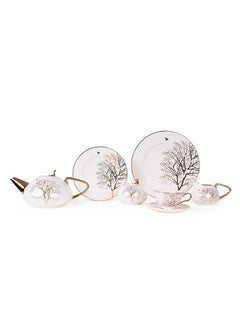 Tea Set Porcelain 24 Piece Tree Louts