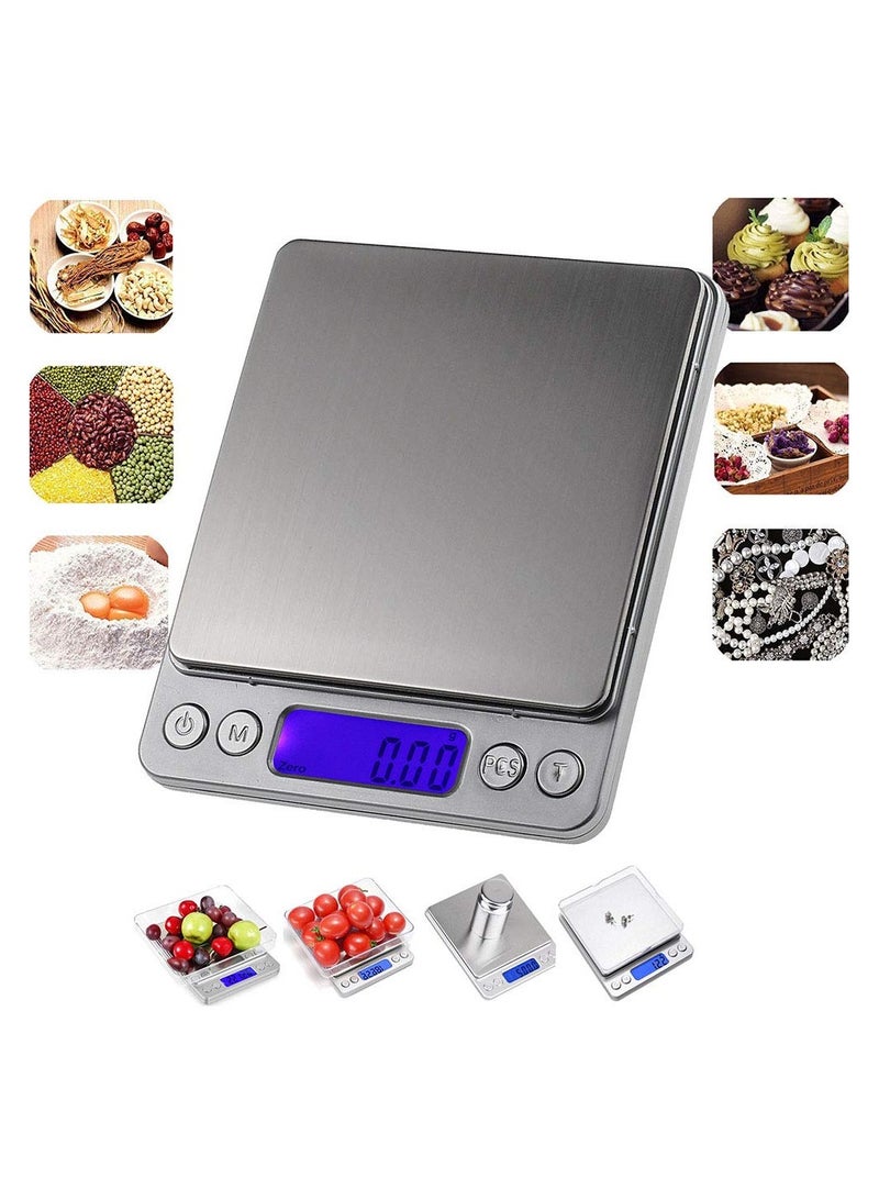 بلومنغ تايم مقياس وزن المطبخ الإلكتروني الصغير 2000 جرام/0.1 جرام - Image 2