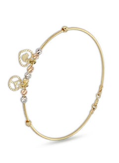 FK Jewellers Gold Hanging Bangle in 18KT - FKJBNG18KU2011  - Image 1