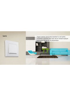 Viko Karre Key Single White  - Image 2