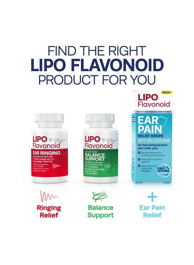 Lipo-Flavonoid Lipo-Flavonoid Plus,Tinnitus Relief for Ringing Ears, OTC Flavonoid Ear Health Vitamins, Vitamin C, Clinically Proven Formula, Doctor Recommended, 500 Caplets  - Image 5