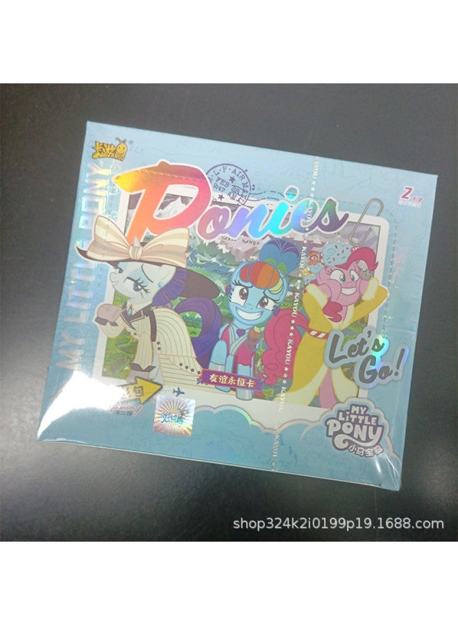 Genuine Pony Card Huiyue Bag Rainbow Bag Fun Shadow Bag Bumpy Badge Magic Book Full Set Of Pony Card-Color:Fun Shadow Pack 1 Box Of 30 Packs (2 Yuan Pack)  - Image 1