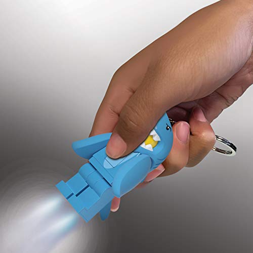 IQ LEGO Minifigures Large 3 Inch Tall Figure Keychain Light - Shark Suit Guy (KE155H) - Image 5