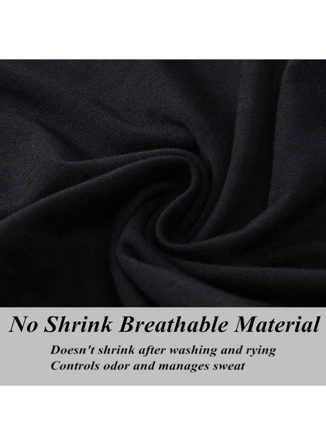 Zonbailon Mens Underwear Boxer Briefs Pack Athletic Breathable Bamboo Big and Tall Cooling Underwear Trunks M L XL XXL 3XL, 5*back-01, 3X-Large Big Tall - Image 5