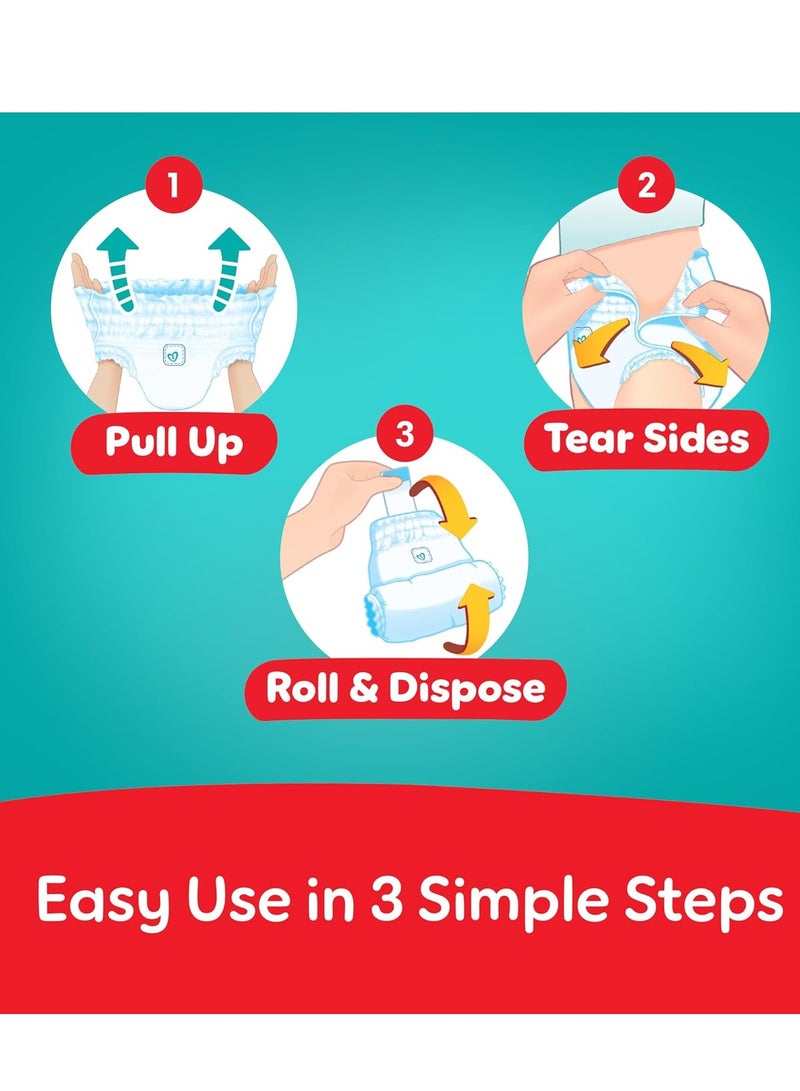 Pampers Rash Protection, Size 4, 9-14 kg, Jumbo Box, 84 Diaper Pants  - Image 4