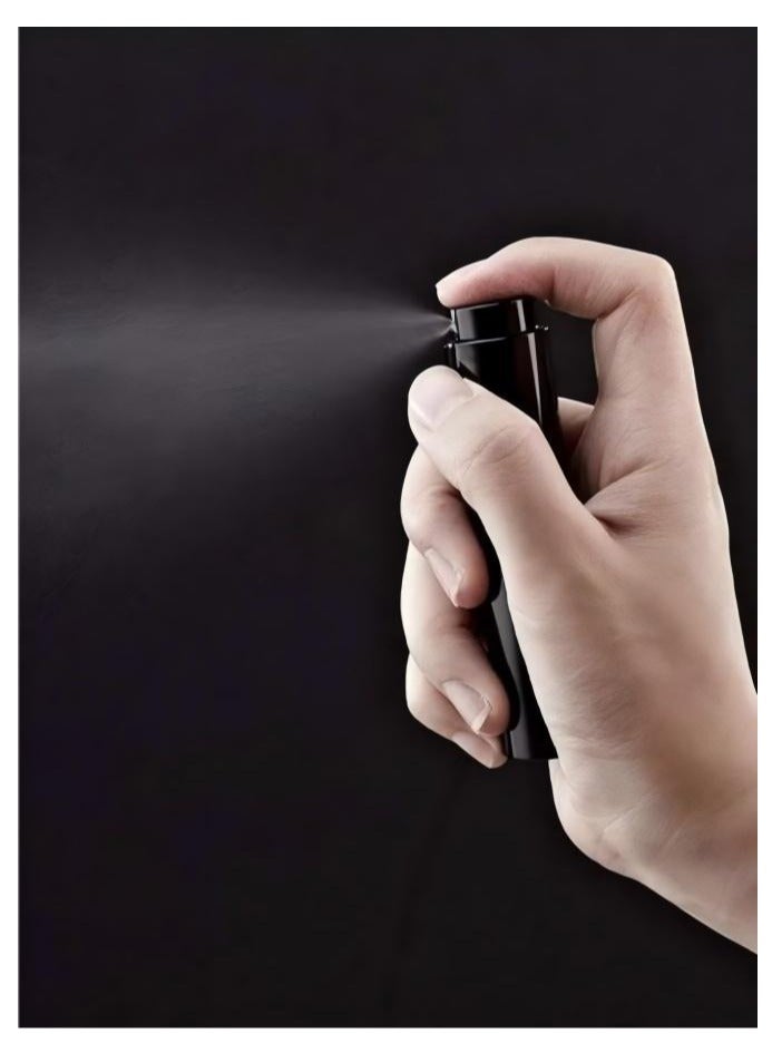 Beauenty 5PCS 8ml travel mini perfume spray bottle (black) - Image 3