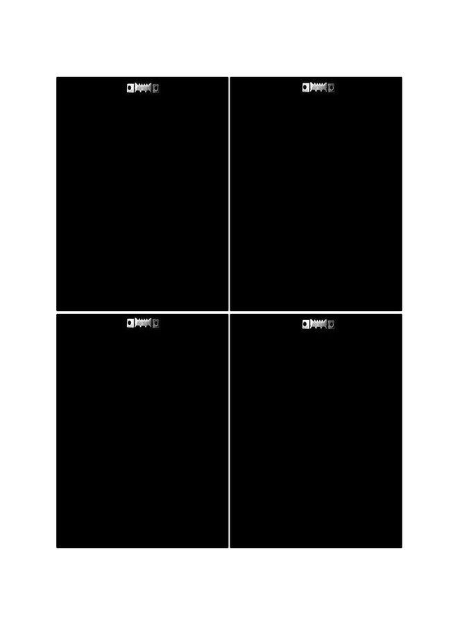 Go Hooked MDF Multiple Panels Wall Decor (22.86 cm x 1 cm x 22.86 cm, Set of 4, Mdf4Sc9637) - Image 4