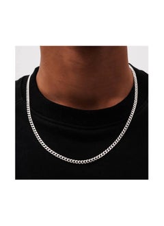سلسلة رجالي جرميت من الفضة الايطالى عيار 925