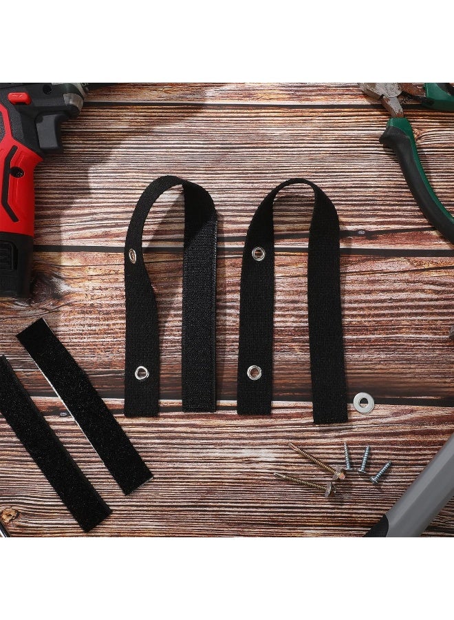 Oudain 6 Sets Anti Tip Furniture Straps Furniture Anchors Furniture Wall Anchor Straps for Baby Pet Proofing 500 Pound Nylon Strap Furniture Anchor for Home Dresser, Shelves, Bookcase, TV - Image 2