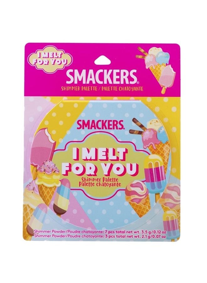 Lip Smacker Sparkle & Shine Eyeshadow Makeup Palette, Melt For You Shimmer | Christmas Make Up Collection | Holiday Present | Gift for Girls  - Image 3