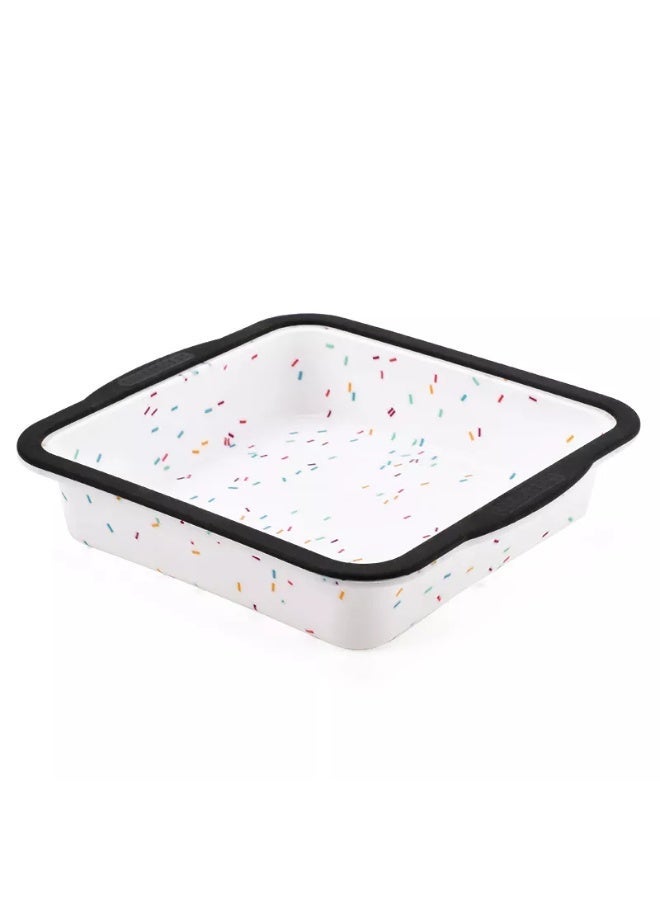 SOFIA REFRIGERATION Silicone Square Cake Baking Pan, Food Grade Nonstick Silicone Molds for baking, Stainless Steel Frame for Easy Handling, Heat Resistant up to 230°C - Image 2