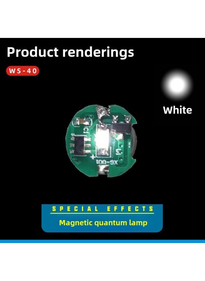 Generic - Model Magnetron Induction Quantum Lamp MG HG RG Universal LED Lamp For Gundam Model Hand Decoration-Color:WS-40: White Light - Image 1