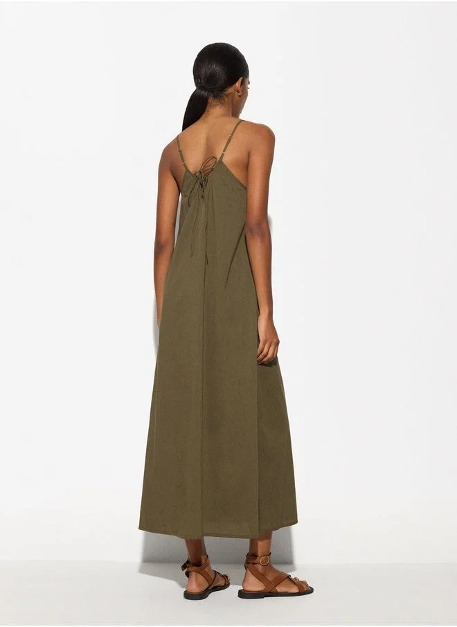 PARFOIS Cotton Midi Dress