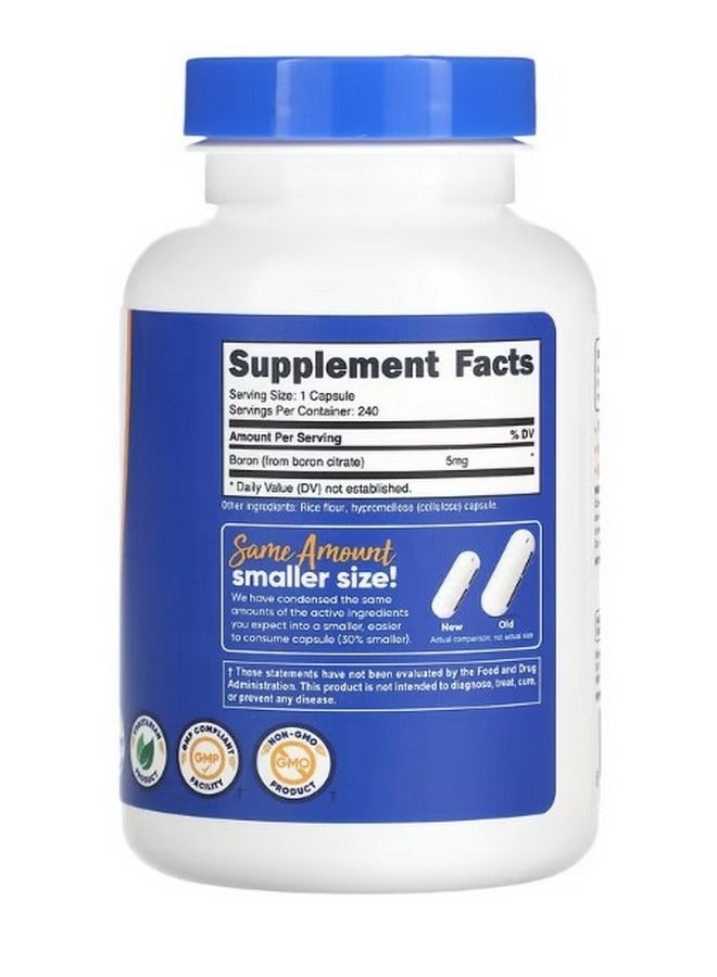Nutricost Boron 5 Mg  240 Capsules - Image 2
