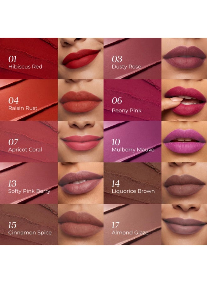 Just Herbs Herb‑Enriched Matte Liquid Lipstick Set of 10 | Long‑Lasting, Non‑Drying, Transfer‑Resistant | Infused with Ghee, Ashwagandha & Brahmi - Image 2