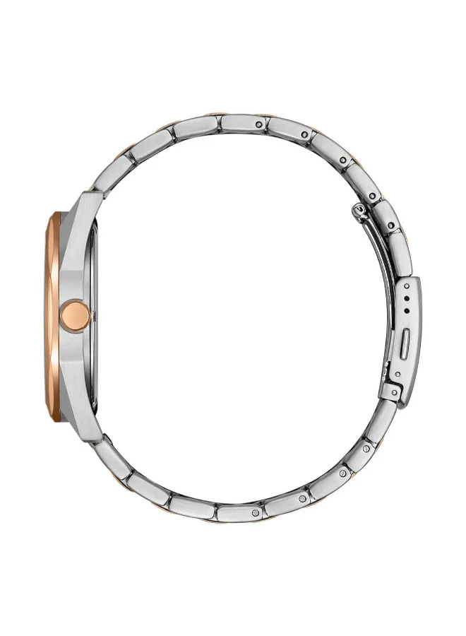 CITIZEN Stainless Steel with Two-Tone Pink Gold Plating Strap Analog Watch BM7606-84L - 41 mm