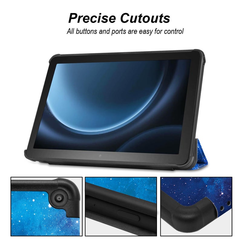 Famavala Shell Case Cover for 2024 New Amazon Fire HD 8 & 8 Plus Tablet (12th Generation/10th Generation, 2024/2022/2020 Release) (BlueSky) - Image 4